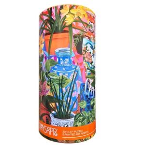 WerkShoppe Anna Valdez Tropical Vase 1000 Piece Jigsaw Puzzle 20x27 Multicolor